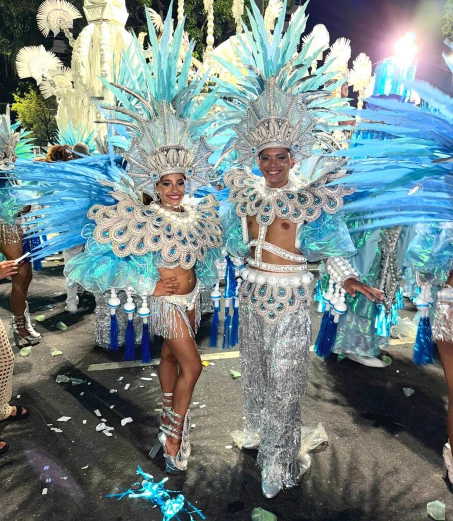 Franco Espinoza, el correntino que brilló en el Carnaval de Río de Janeiro