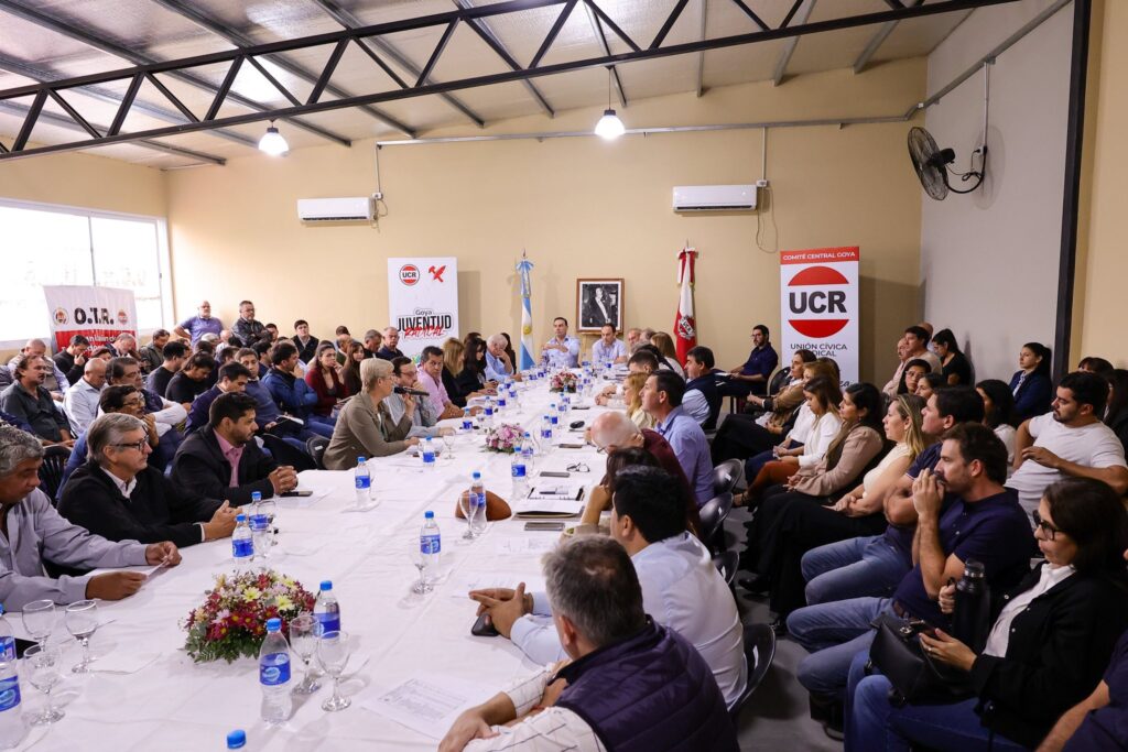 La UCR correntina inició su gira provincial en Goya: “La base es la unidad y la autocrítica”