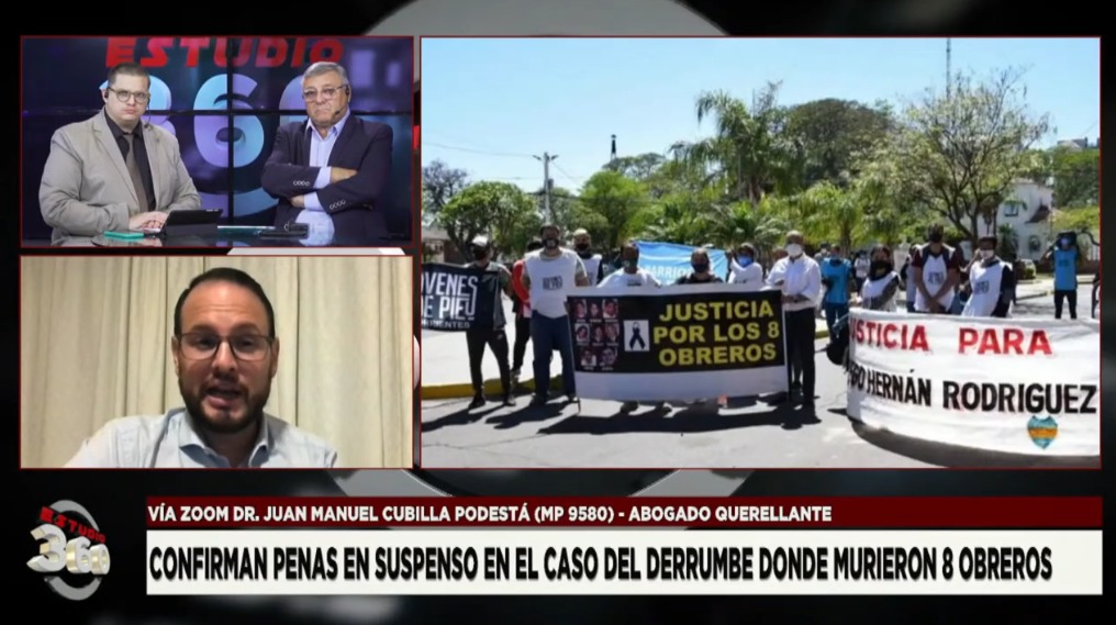 Fallo por la muerte de los ocho obreros: el Superior Tribunal confirmó penas en suspenso tras casi 14 años de espera