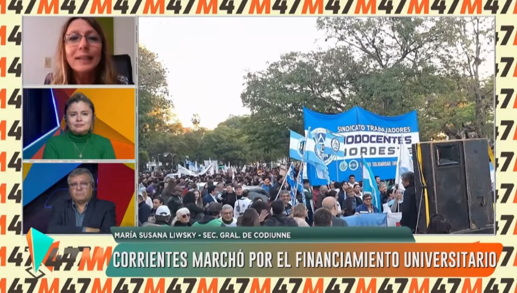 Masiva movilización en Corrientes y Resistencia: “La universidad pública no puede esperar más”