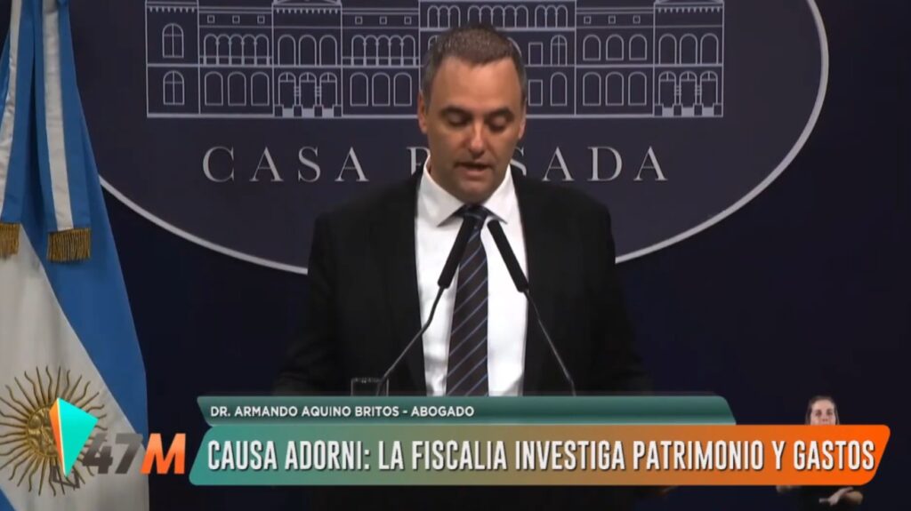 Causa Adorni: “El delito de omisión maliciosa en su declaración jurada ya está cometido”, aseguró un constitucionalista