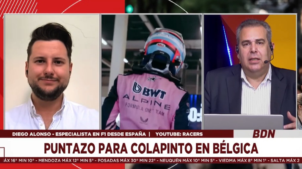 Colapinto emuló a Häkkinen con un sobrepaso doble que “vale millones”