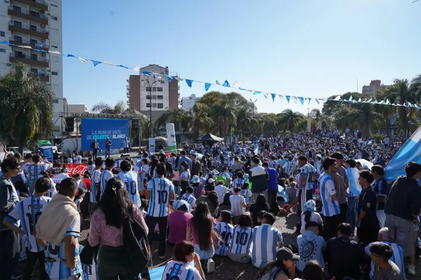 Corrientes palpita la final del Mundial con un nuevo Fan Fest en la rotonda Poncho Verde