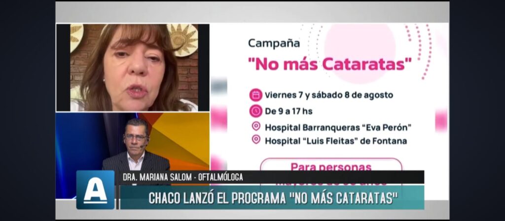 Chaco lanzó la campaña “No Más Cataratas”: pesquisas gratuitas y cirugías sin costo para personas mayores de 50 años