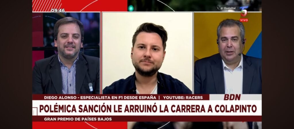 “Es injusto”: polémica sanción a Colapinto en el GP de Países Bajos