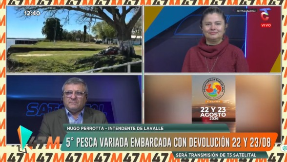 TRANSMISIÓN DE T5 | Lavalle invita a la 5° Pesca Variada Embarcada con récord de participantes y 35 millones de pesos en premios