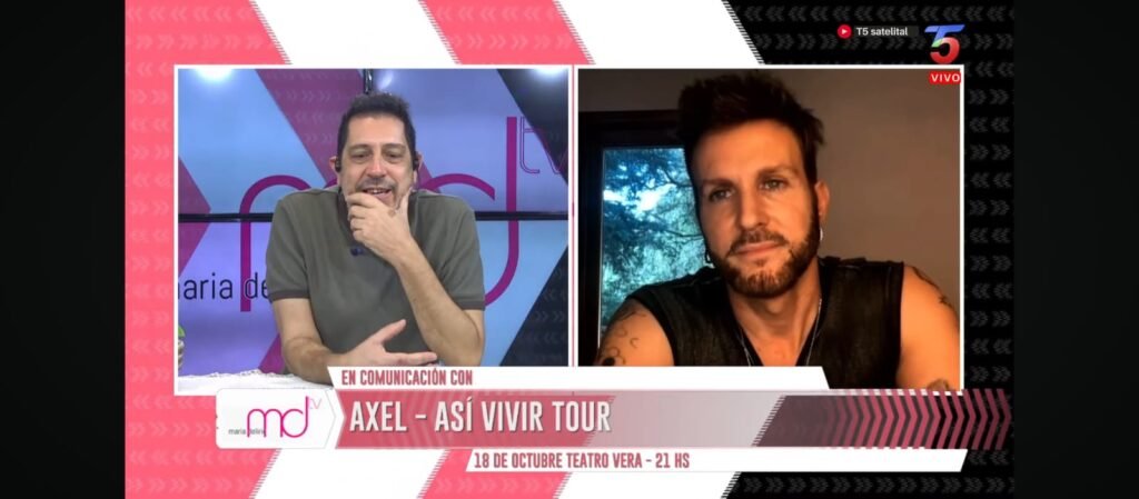 Axel vuelve a Corrientes y promete una noche cargada de emoción