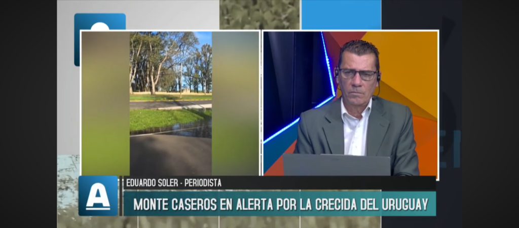 Monte Caseros en alerta: el río Uruguay supera los 7 metros y prevén que continúe la crecida