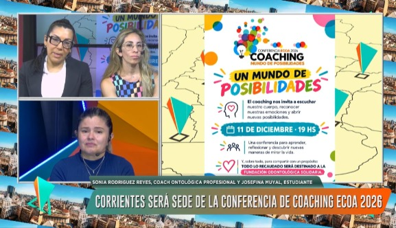 Corrientes será sede de la Conferencia de Coaching ECOA 2026 con un fin solidario